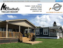 Tablet Screenshot of mcclintocks.com